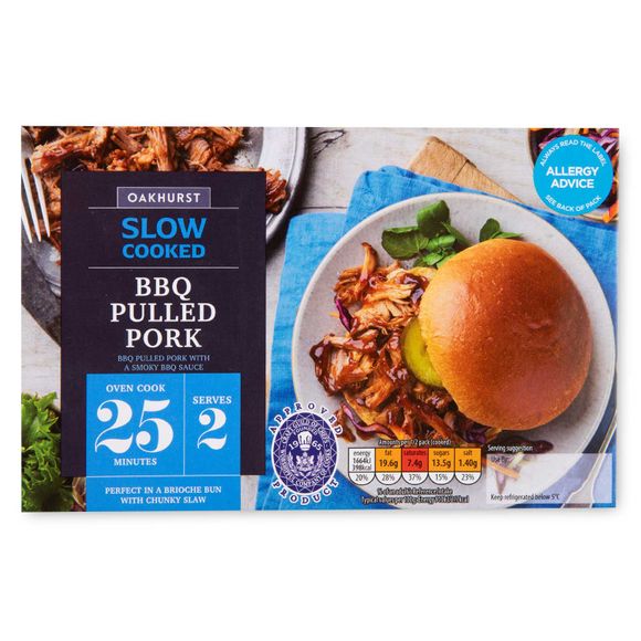 Oakhurst Slow Cooked BBQ Pulled Pork 400g